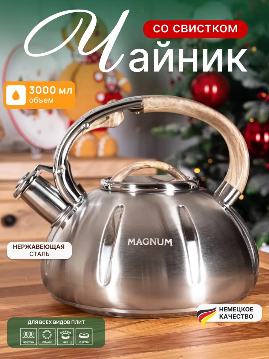 Чайник для плиты со свистком