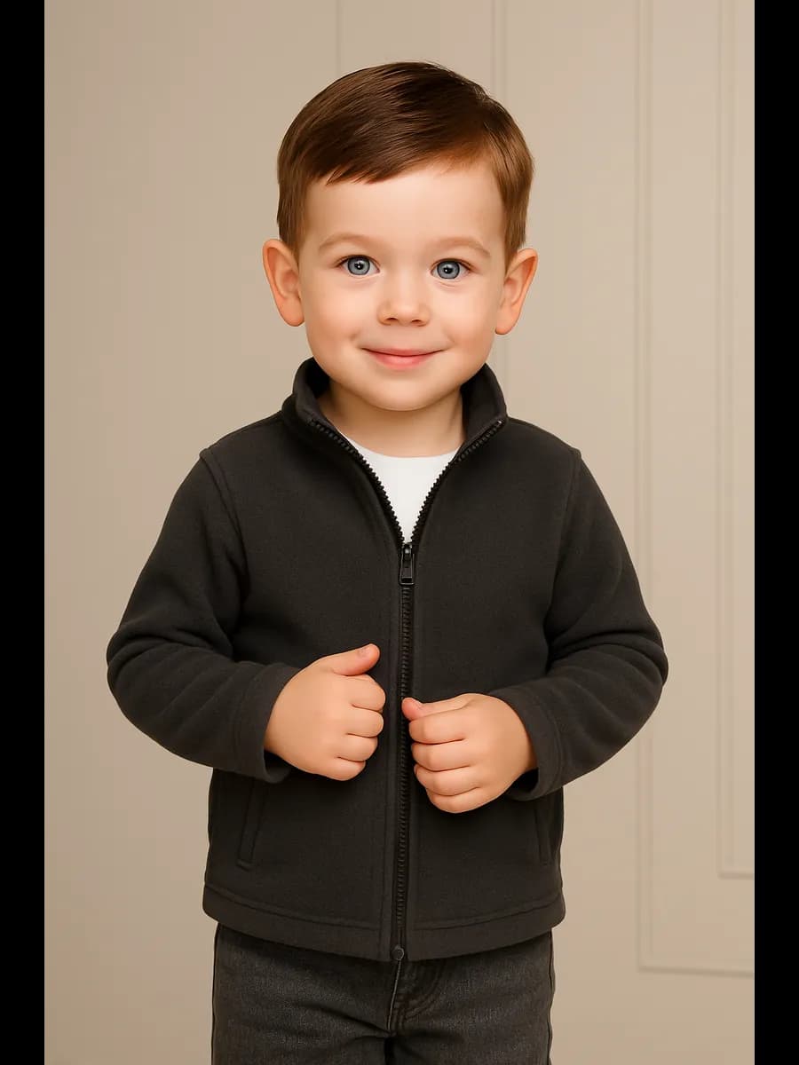 Кофта флисовая детская на молнии