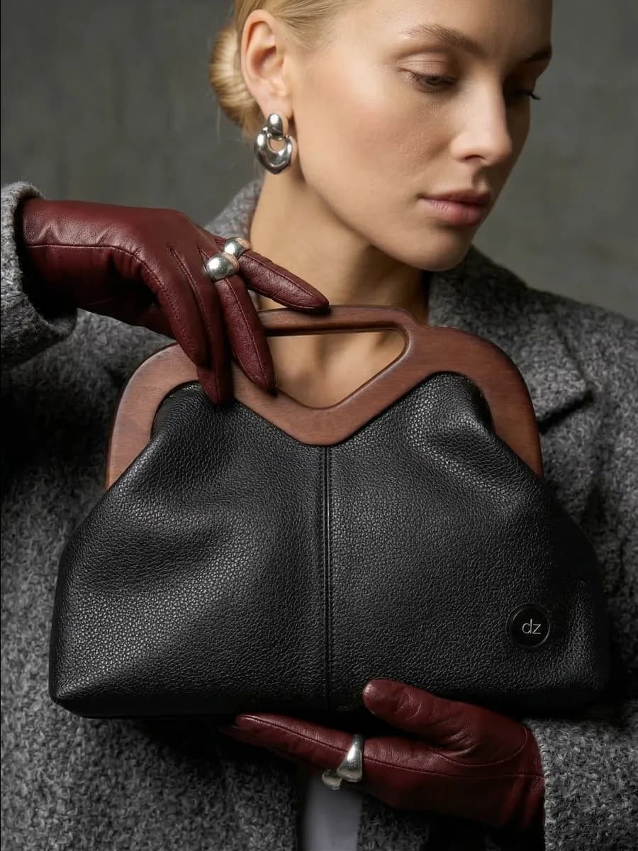 Сумка женская кожаная через плечо, кросс боди