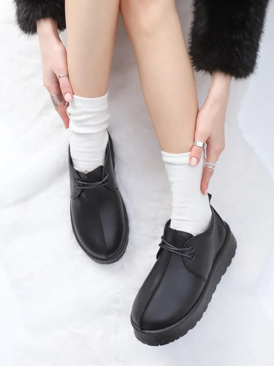 Ботинки угги женские зимние низкие натуральная кожа