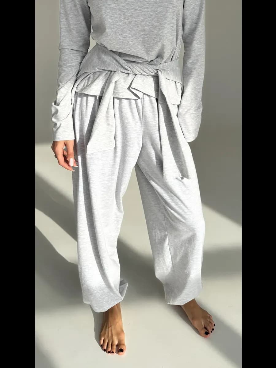 Штаны широкие домашние брюки алладины