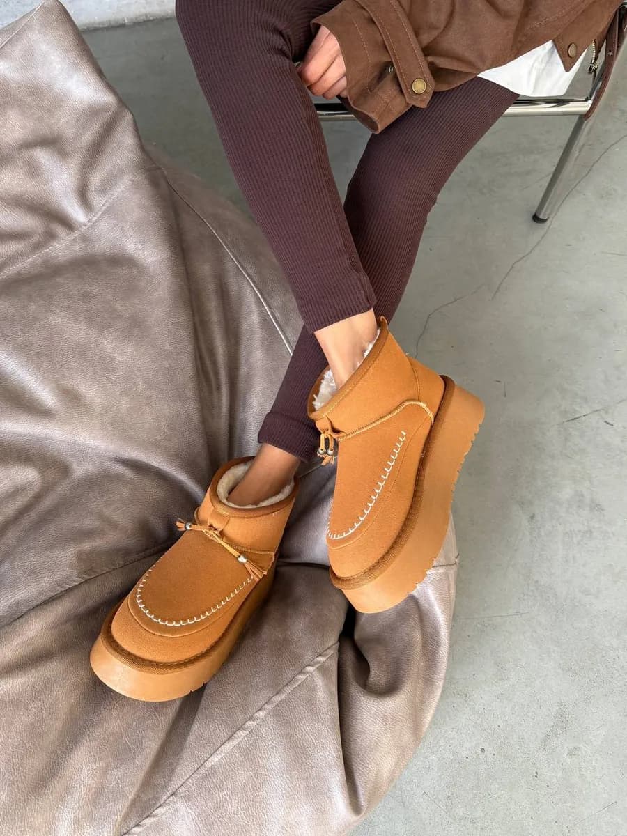 Угги женские зимние на платформе