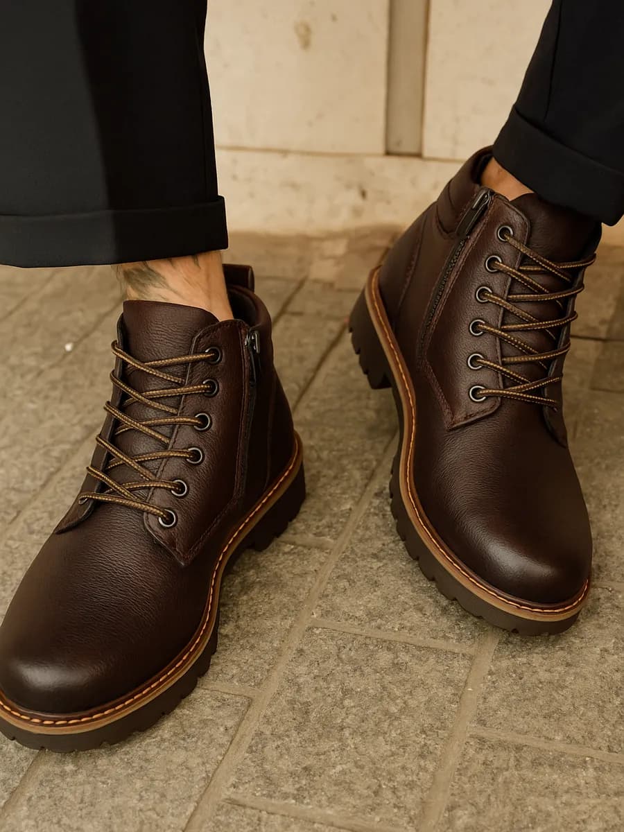 Зимние ботинки мужские - фото 1