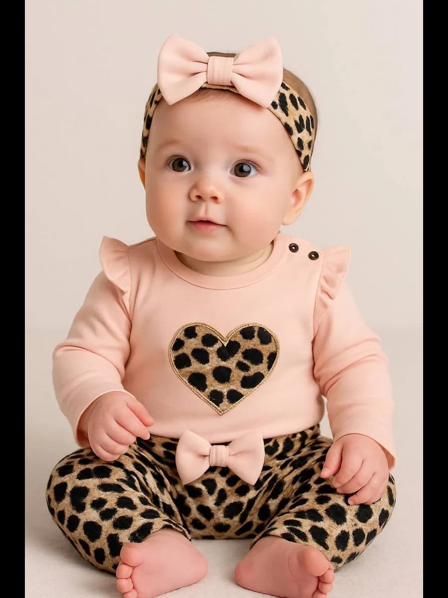 Нарядный костюм боди для новорожденных девочек