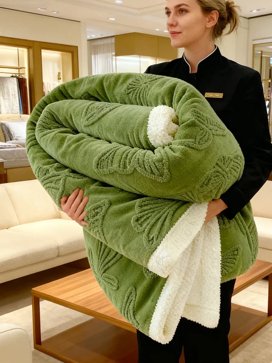 Плед двухслойный с бабочками, 200х230 см