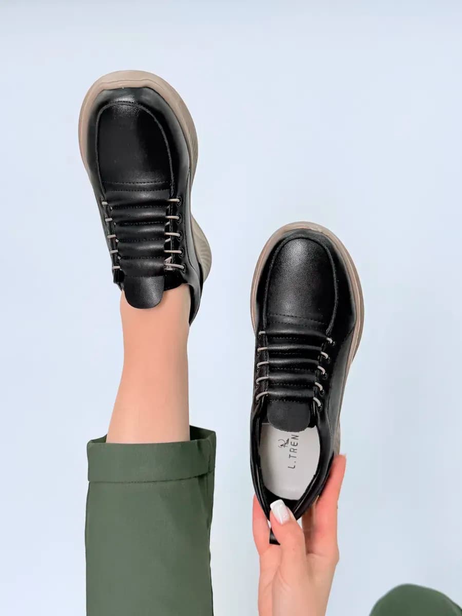 Туфли мокасины повседневные - фото 1