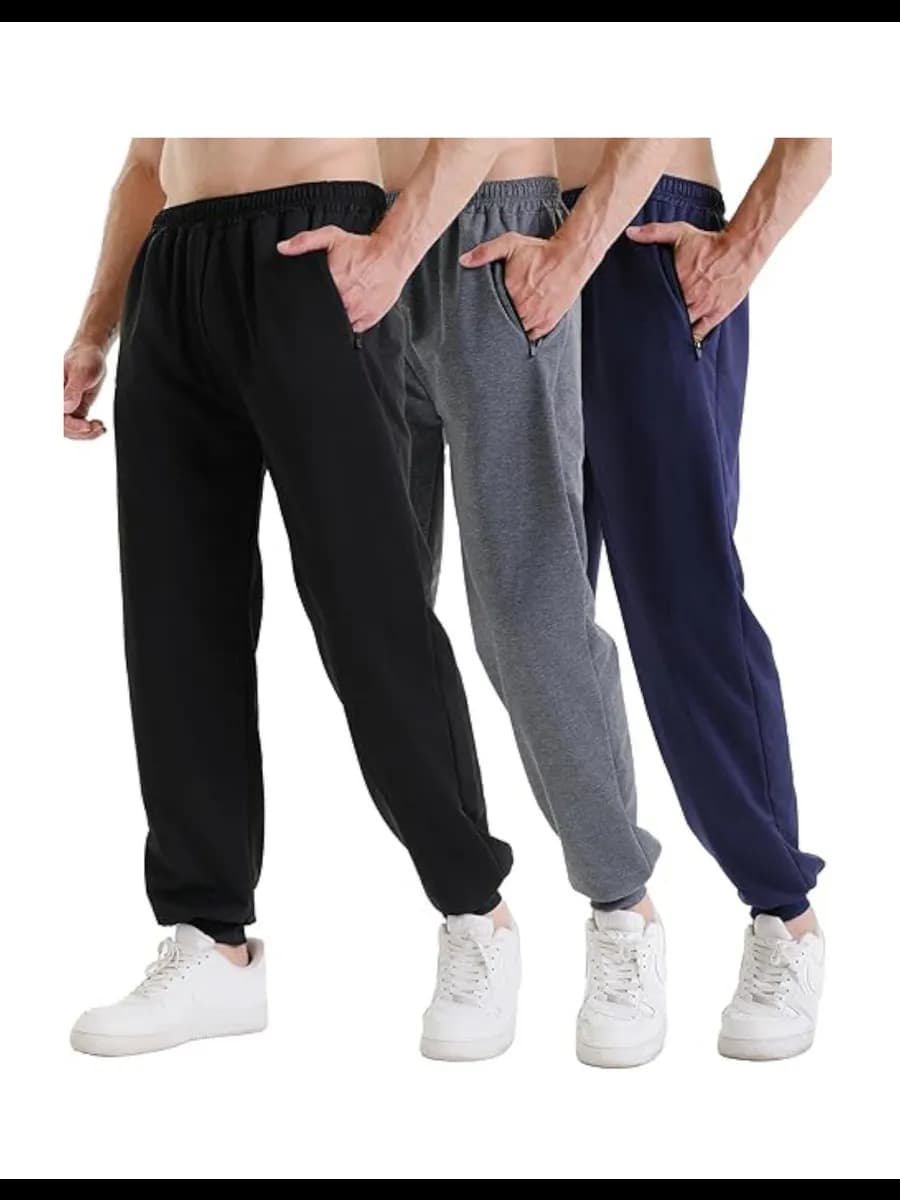 Три пары спортивных брюк с флисовой подкладкой