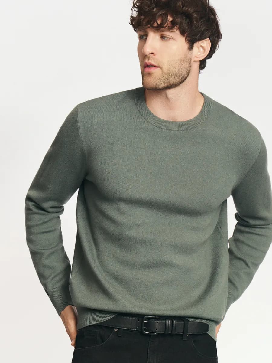 Мужской джемпер с длинным рукавом