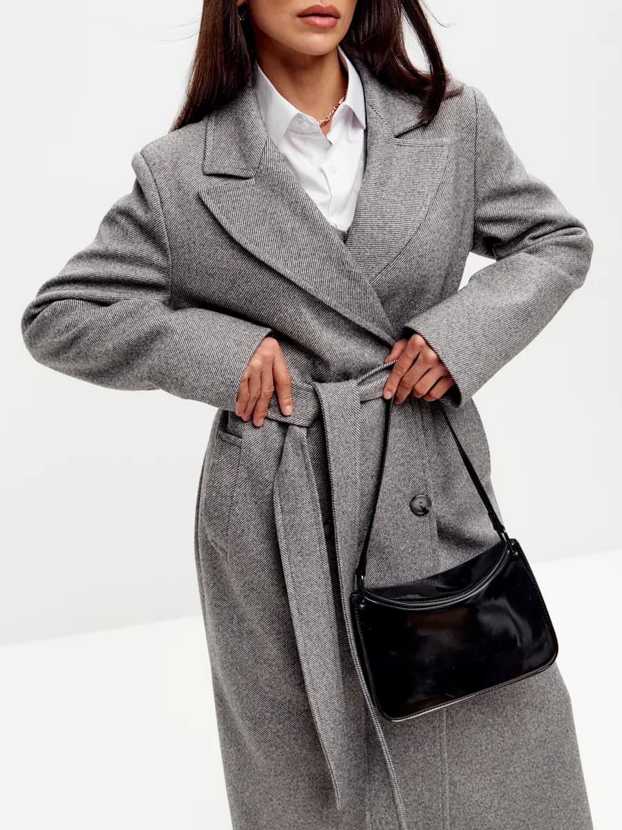 Пальто длинное веснаосень