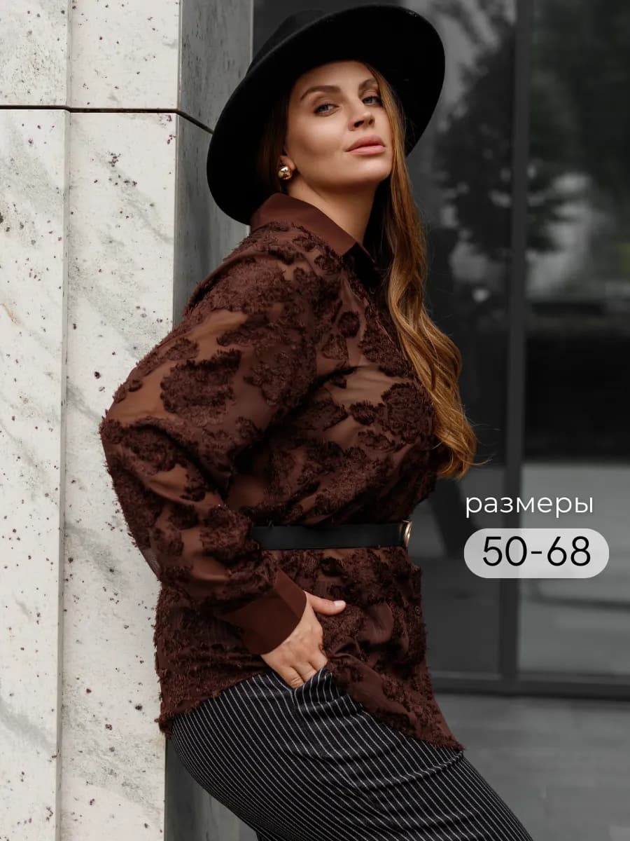 Нарядная блузка бохо больших размеров