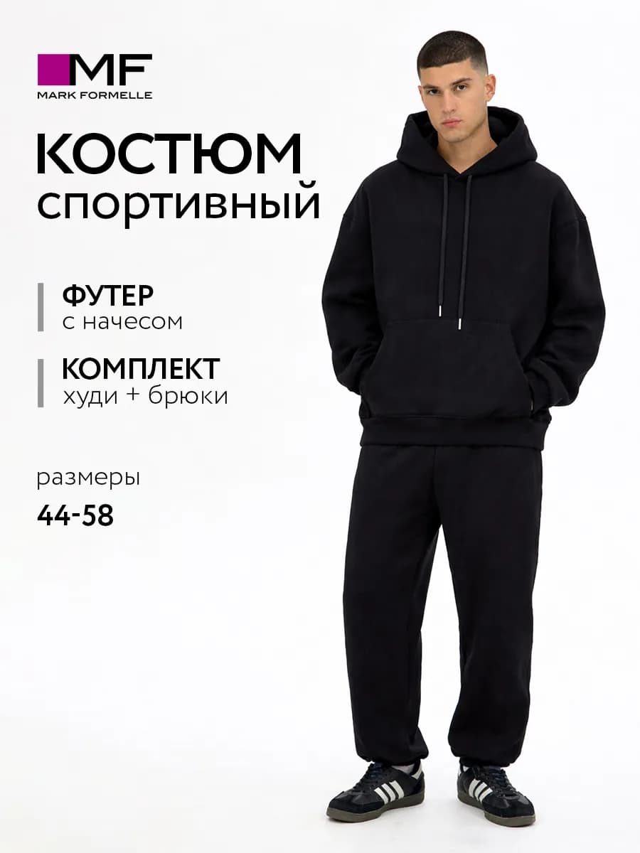 Костюм мужской спортивный теплый зимний c начесом