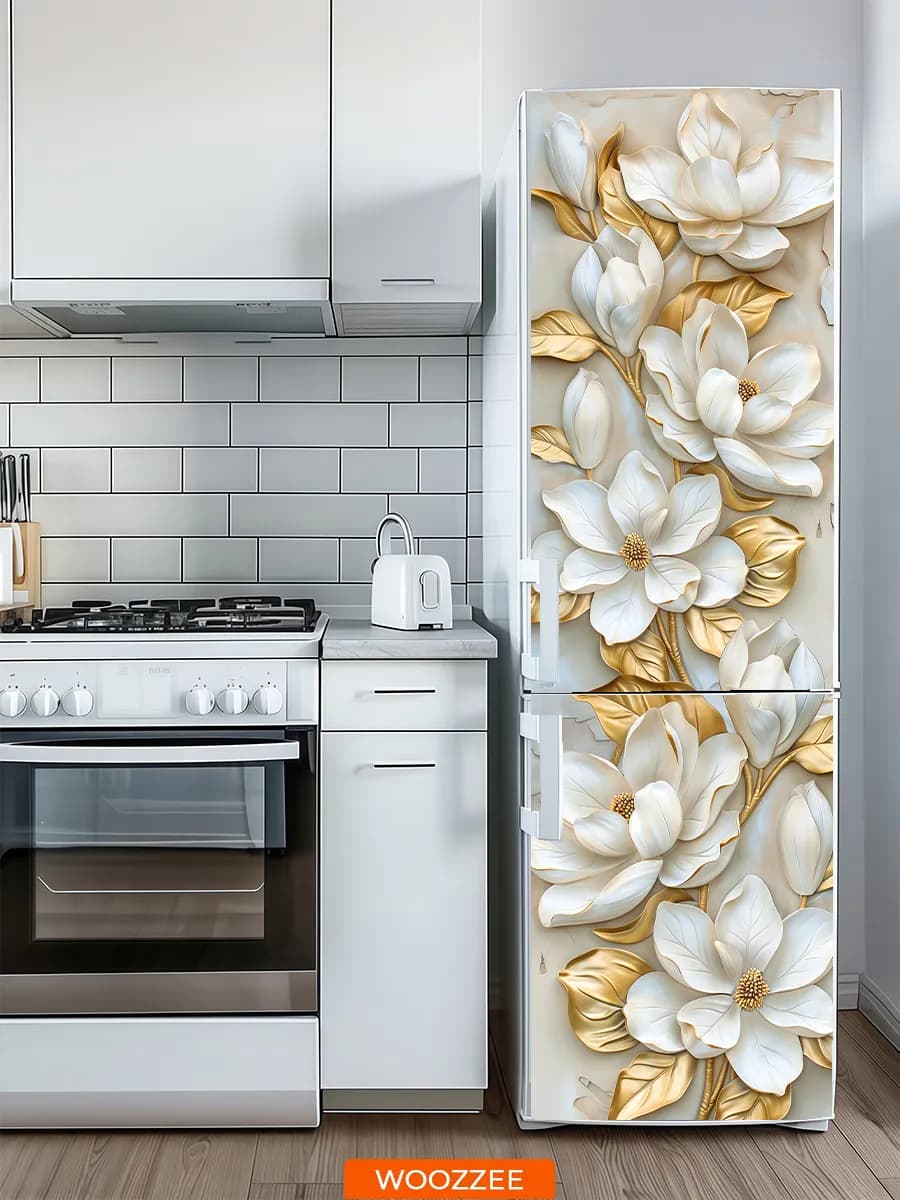 Интерьерная наклейка на холодильник декор для кухни