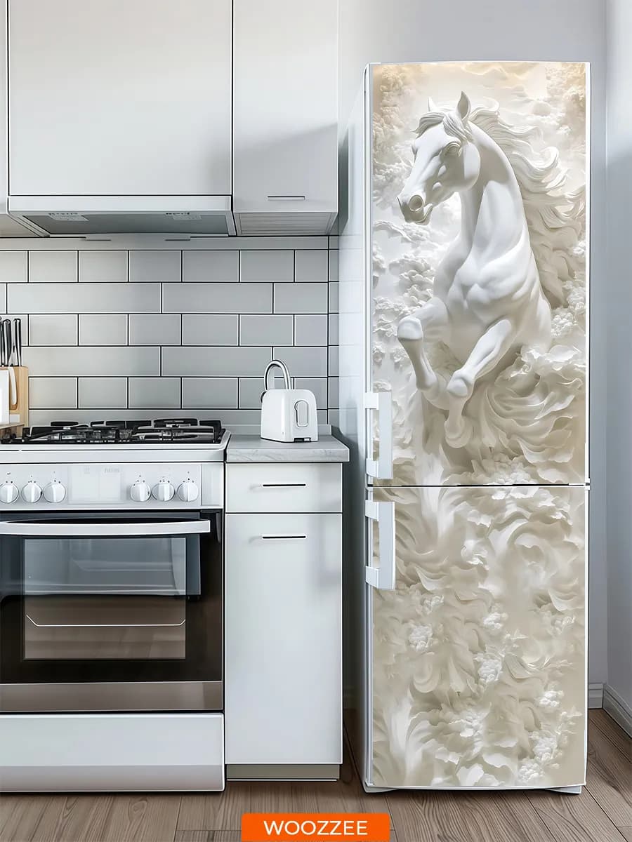 Интерьерная наклейка на холодильник декор для кухни