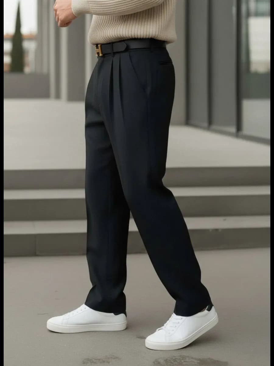 Брюки классические со стрелками осенние - фото 1