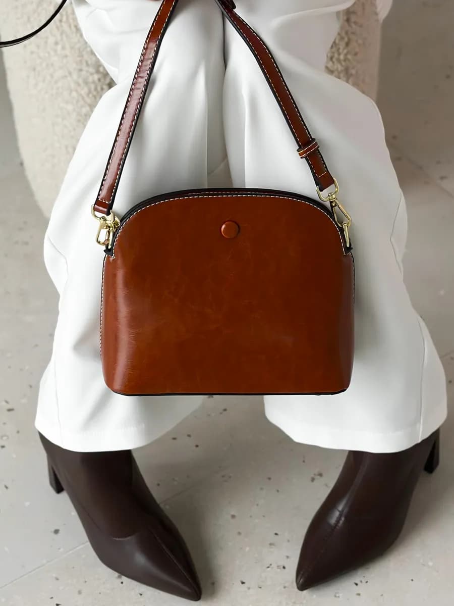 Сумка кросс-боди натуральная кожа