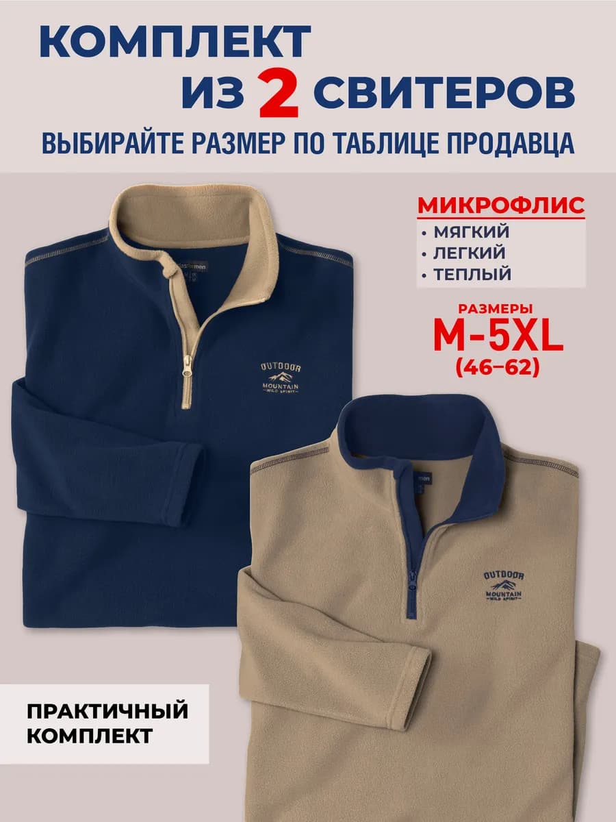 Комплект свитеров из микрофлиса - 2 штуки