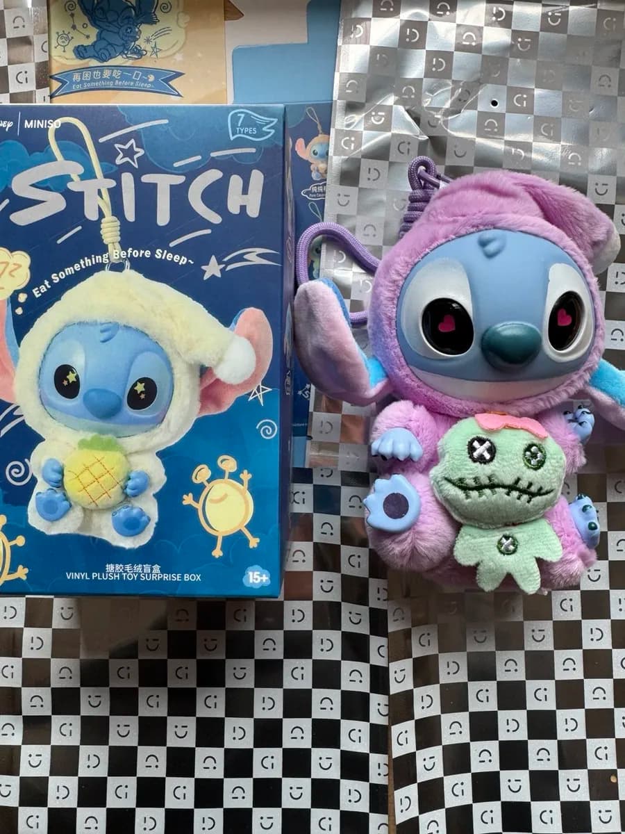 Мягкая игрушка стич брелок секретный