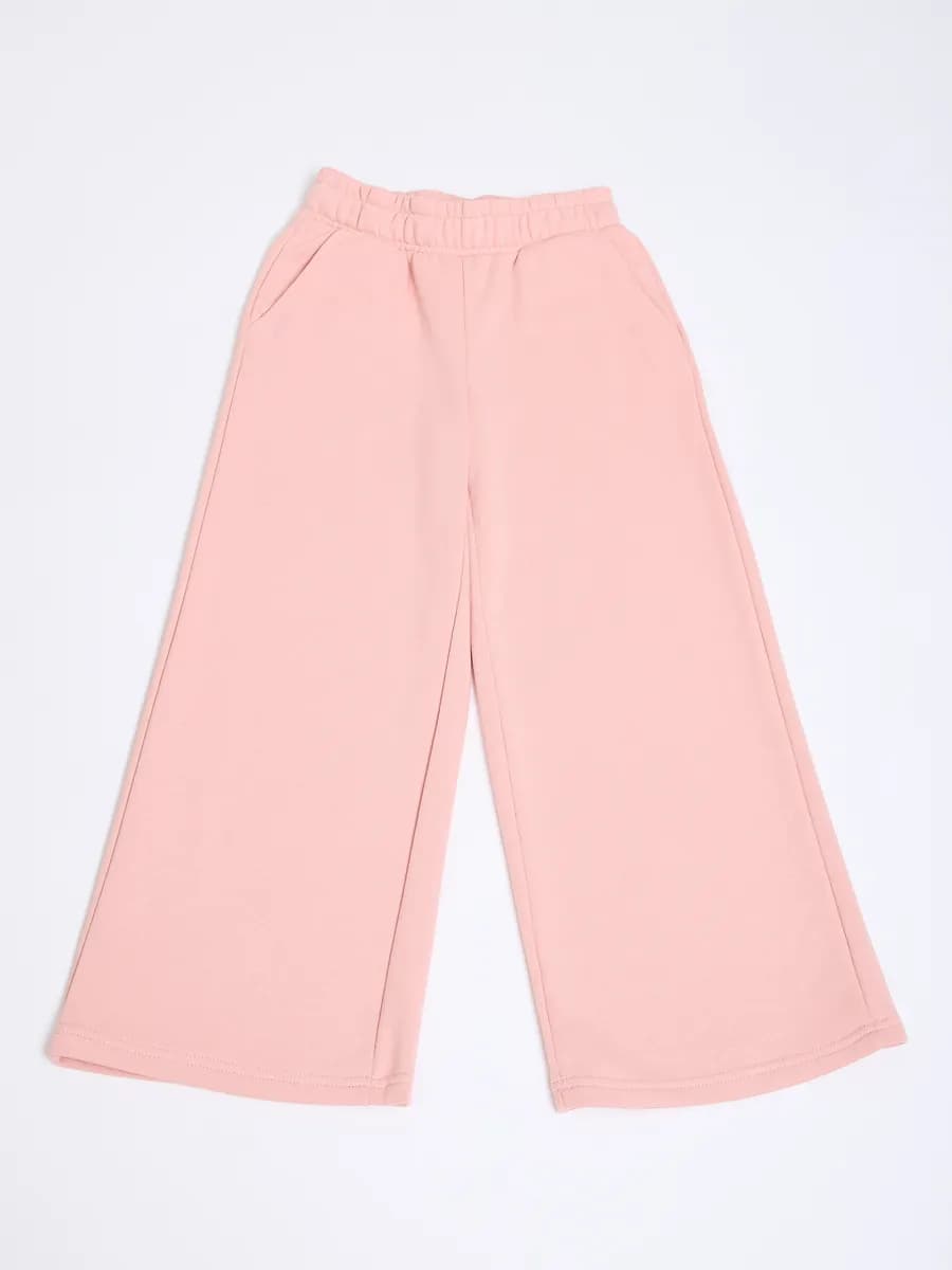 Брюки широкие на резинке