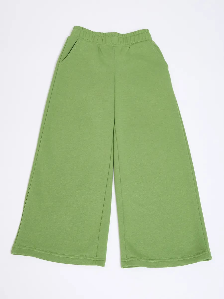 Брюки широкие на резинке