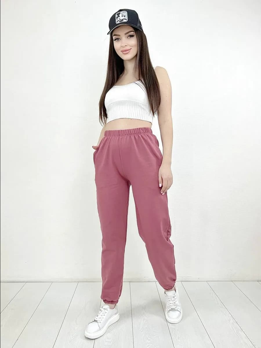 Брюки спортивные свободные - фото 1