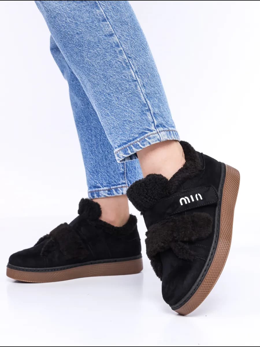 Ботинки демисезонные зимние кроссы на платформе