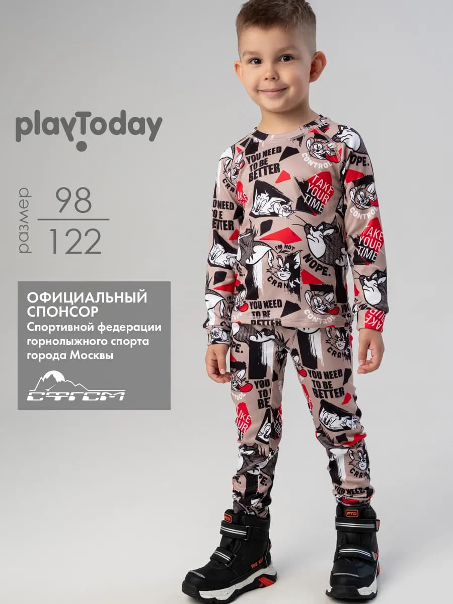 Термокомплект лонгслив, кальсоны