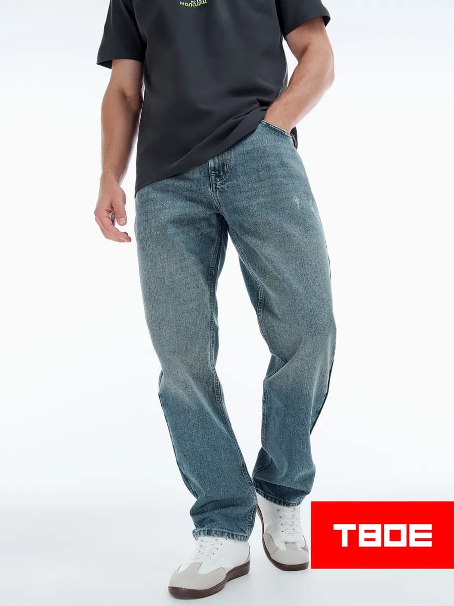 Джинсы прямые классические