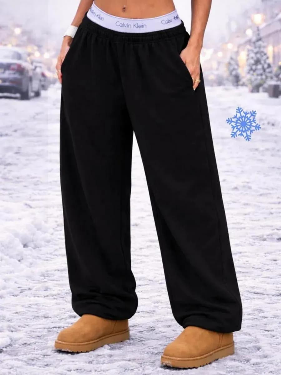 Спортивные штаны теплые с начесом