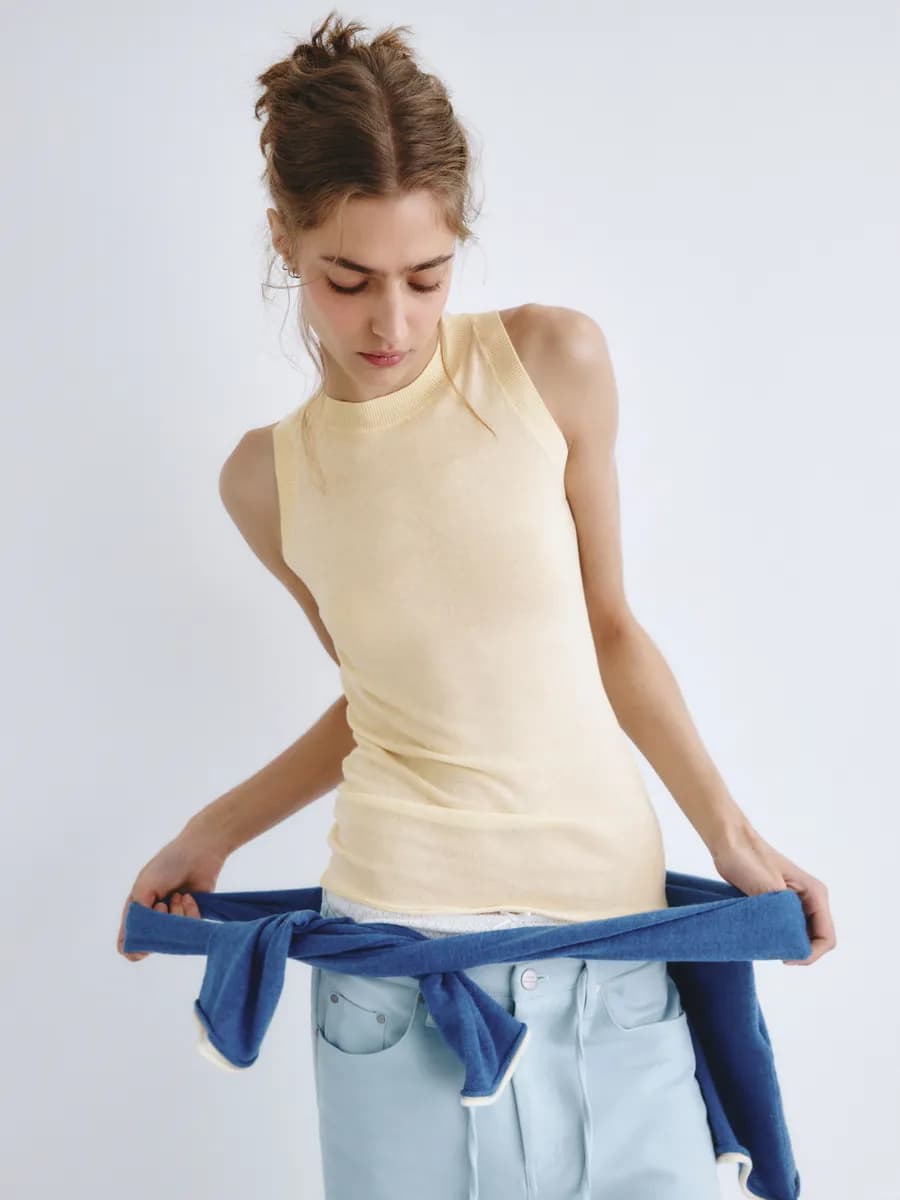 Вязаный топ из линейки Young