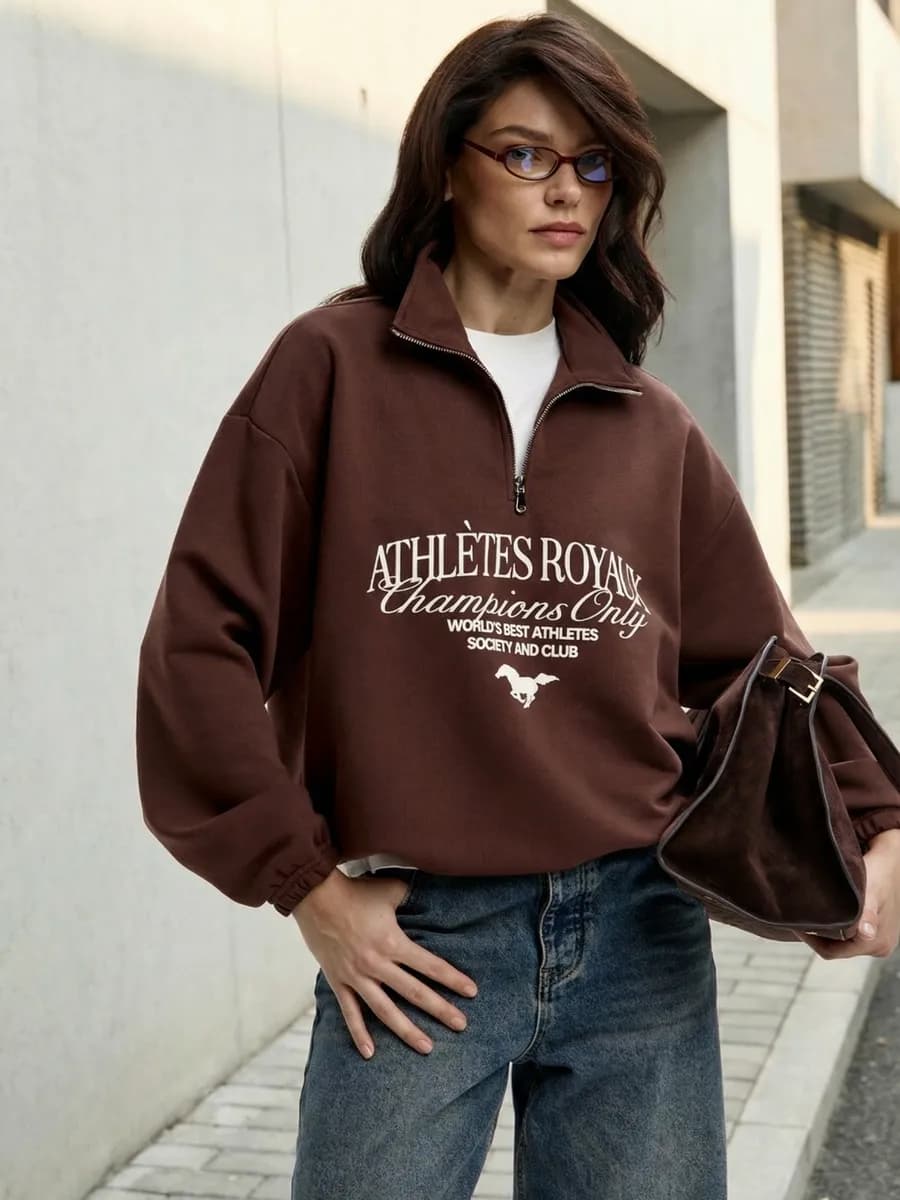 свитшот полузамок