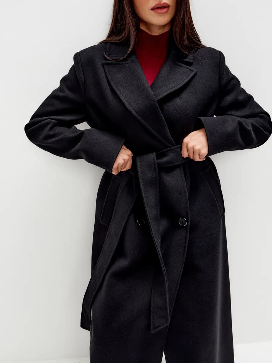 Пальто длинное веснаосень