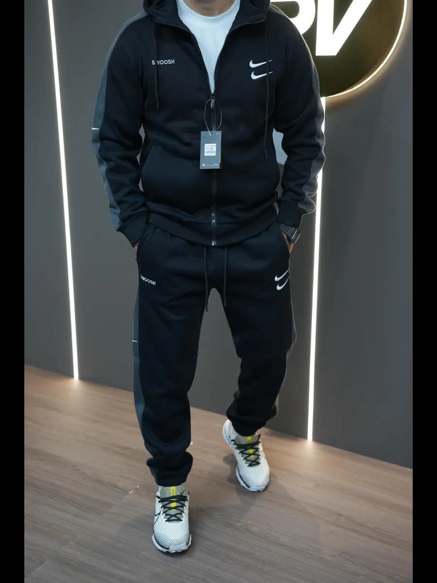 Спортивный костюм с флисом теплый