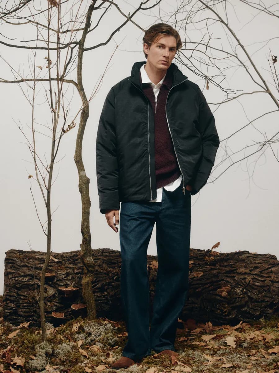 Куртка на молнии демисезонная утепленная - фото 1