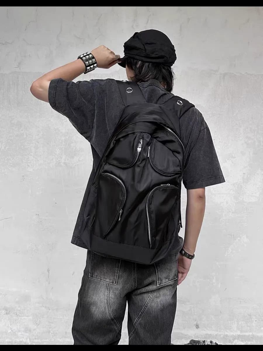 Рюкзак большой школьный Y2K opium с люверсами