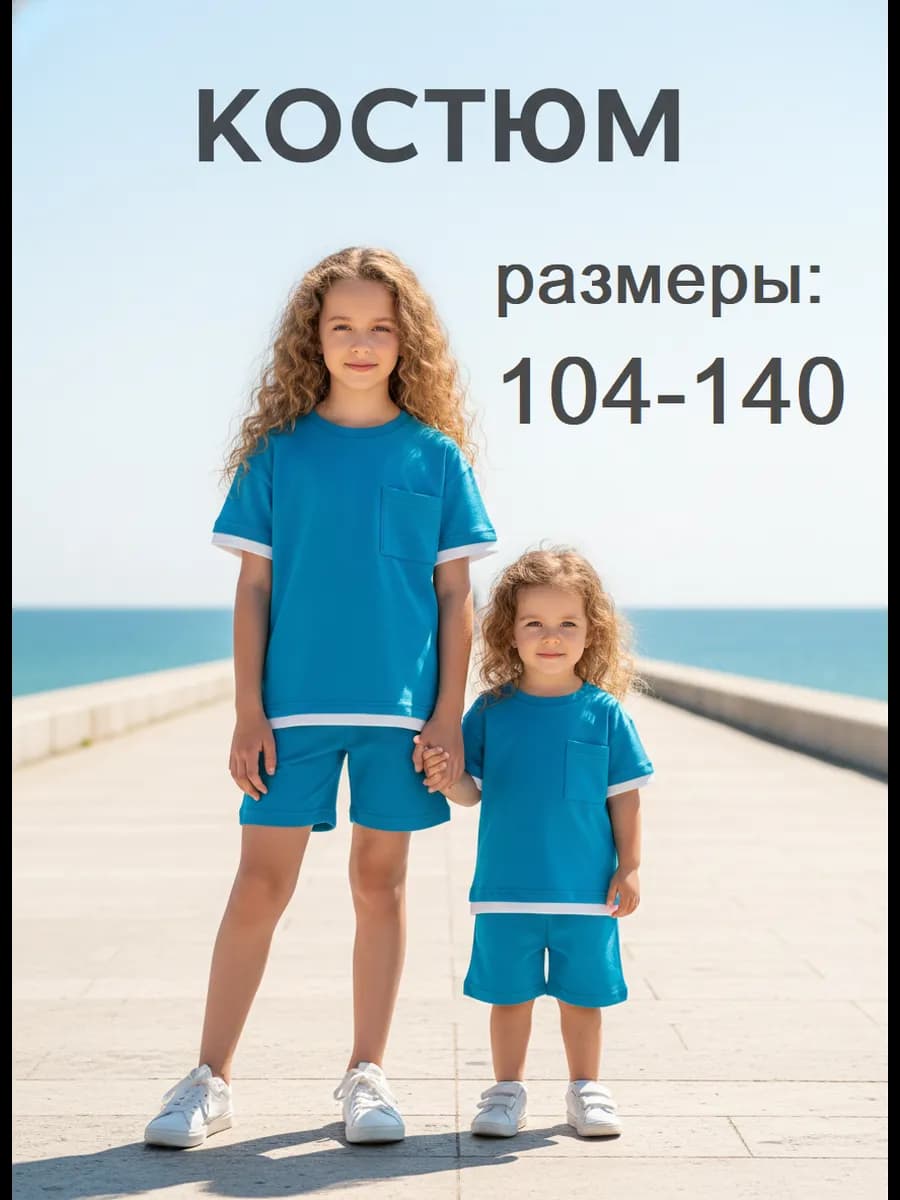 Костюм футболка с шортами детский