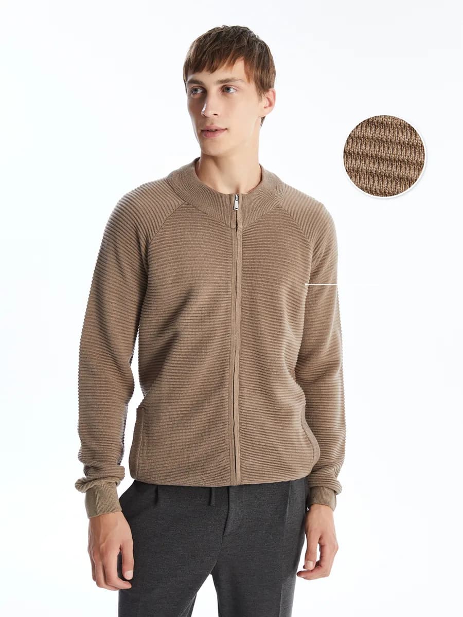 Мужской коричневый Кардиган