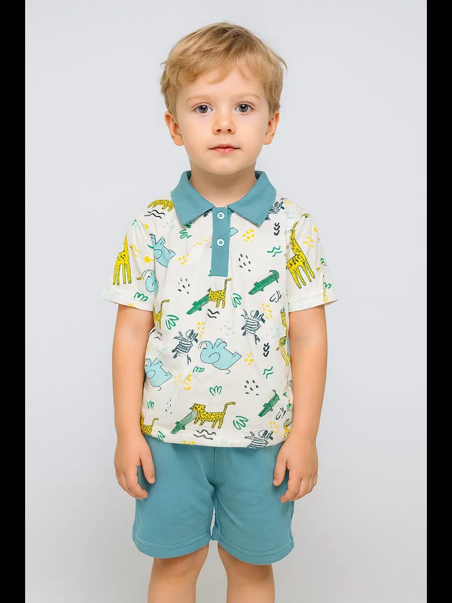 Костюм футболка поло, шорты