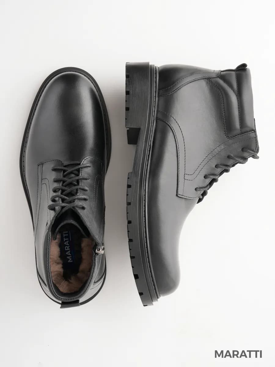 Ботинки зимние натуральная кожа и мех