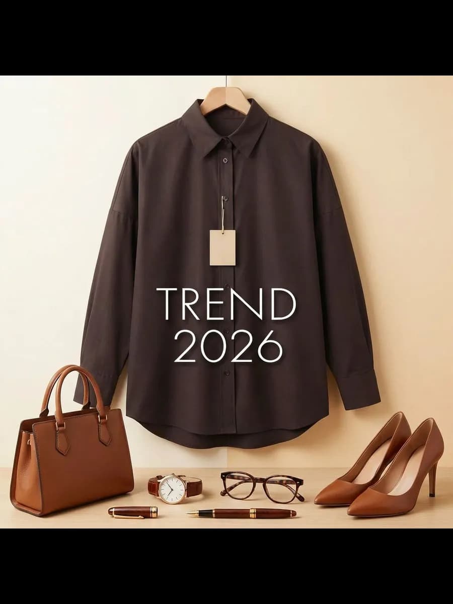 Рубашка оверсайз с длинным рукавом хлопок