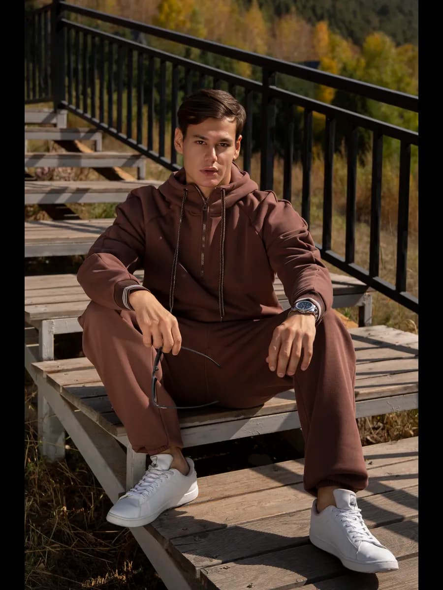 Костюм спортивный теплый зимний еврофлис