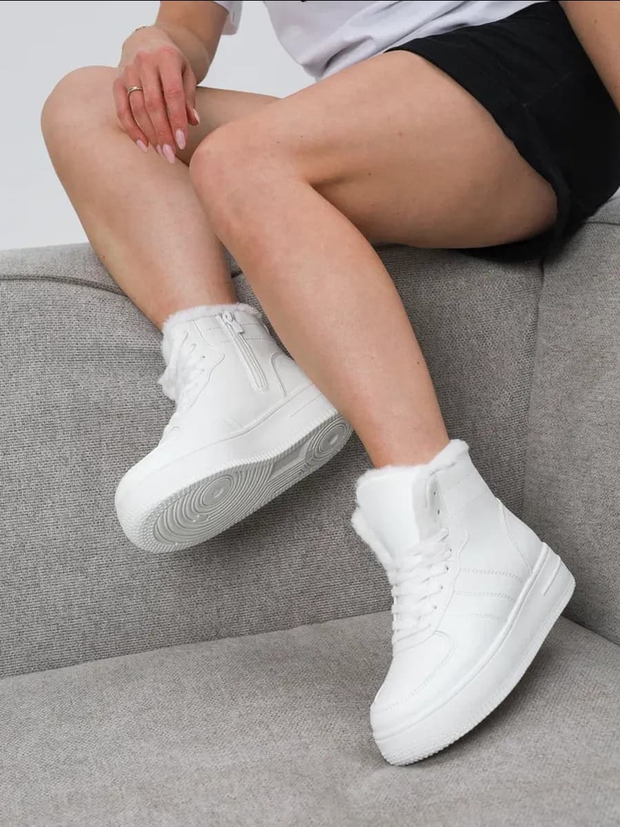 Кроссовки кеды спортивные зимние