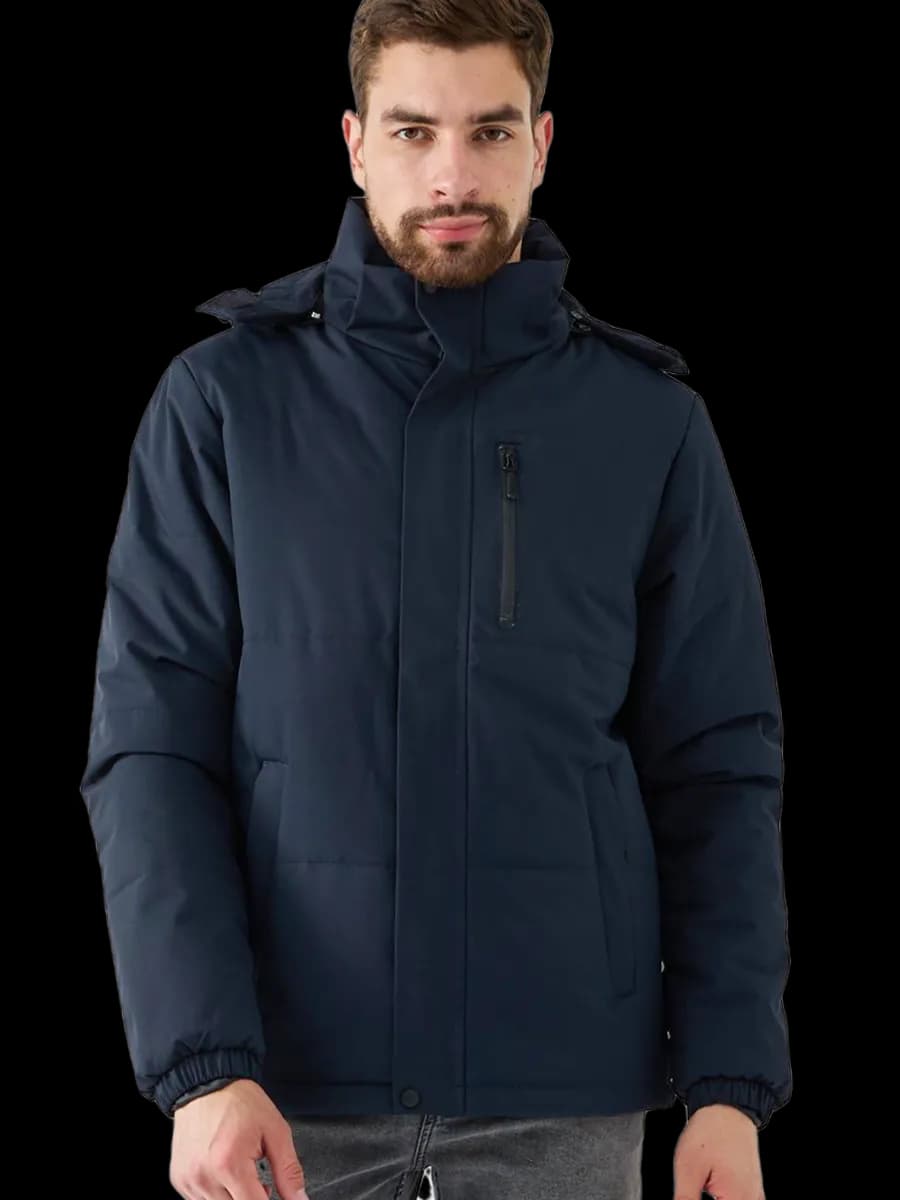 Куртка демисезонная с капюшоном - фото 1