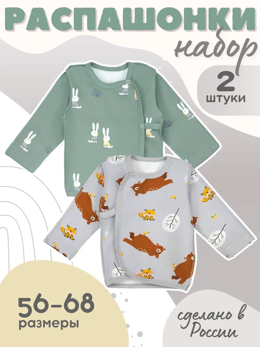 Распашонки для новорожденных теплые с начесом