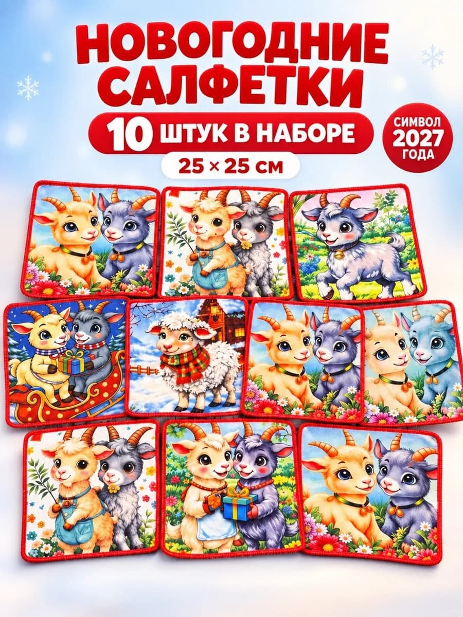 Полотенца кухонные из микрофибры 10 шт