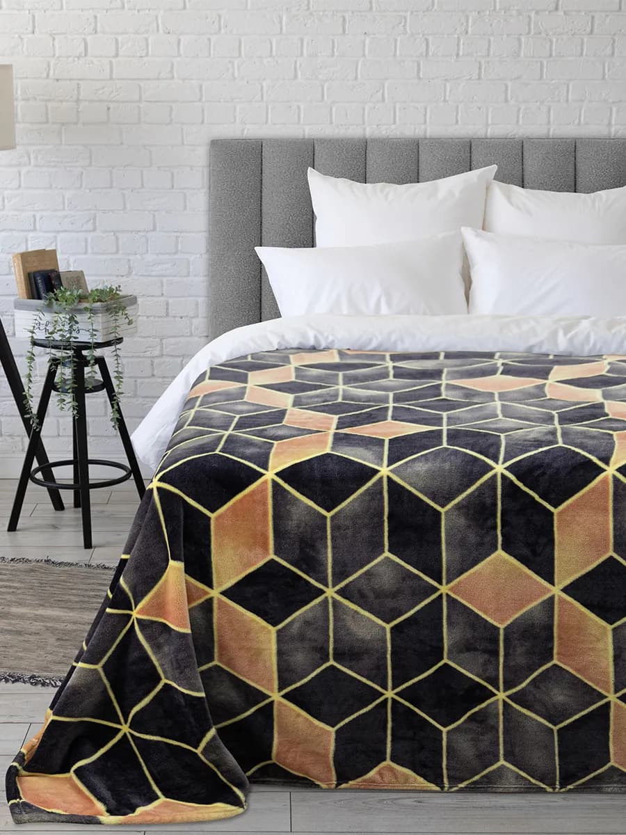 Плед 200х220 на диван пушистый теплый