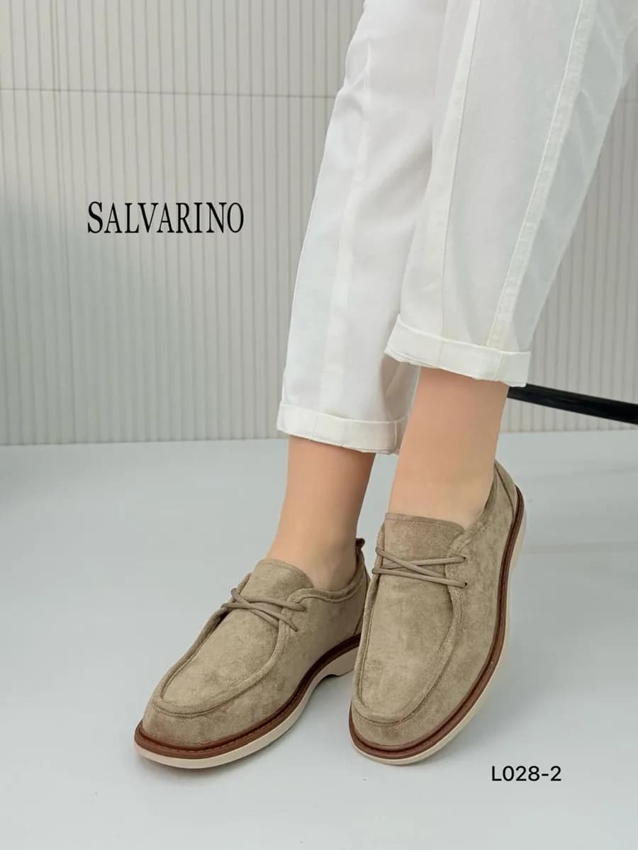 Туфли на сплошной подошве лоферы полуботинки