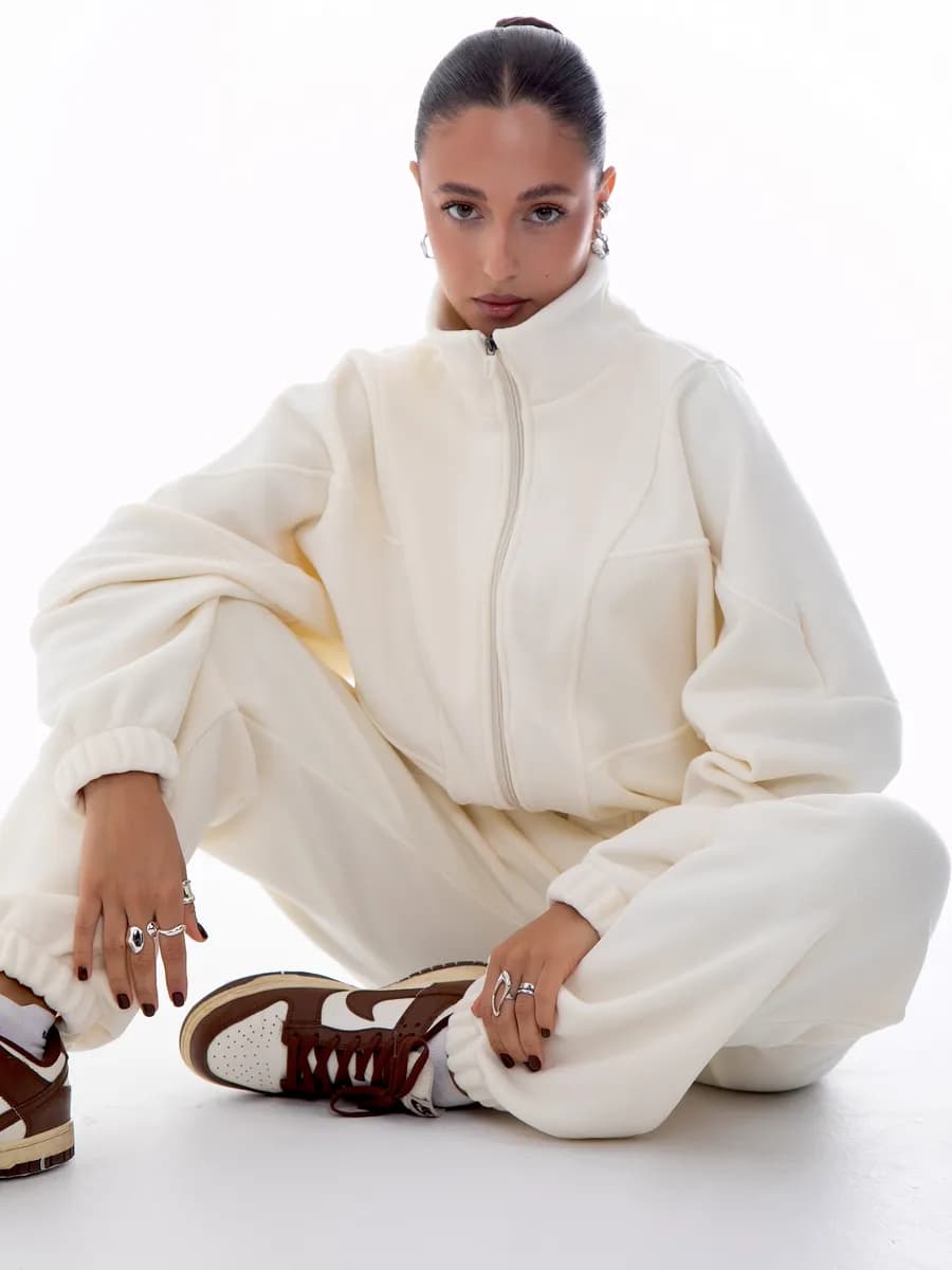 Костюм спортивный флисовый теплый на молнии