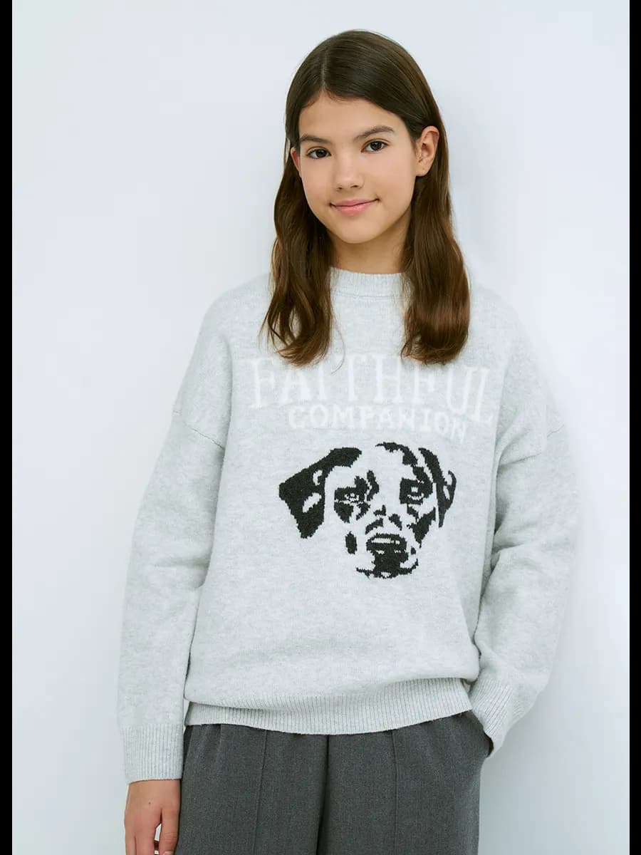 Джемпер детский с принтом