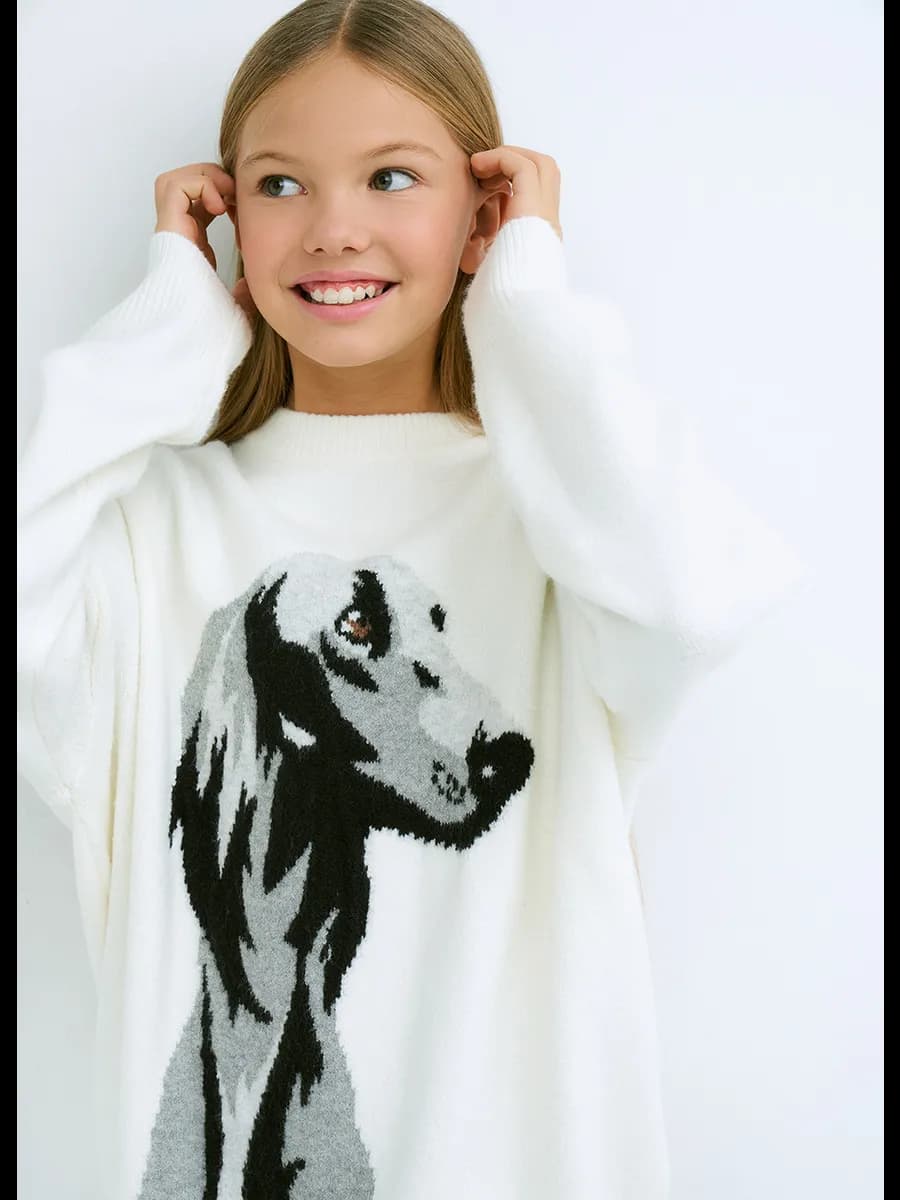 Джемпер детский с принтом