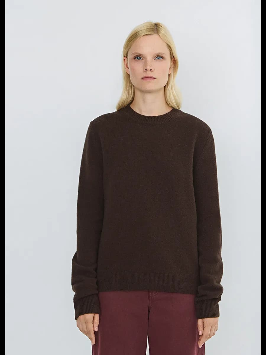 Джемпер базовый из шерсти свитер